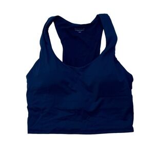 Athleta NWT Ultimate Crop XXS Black D-DD‎ Medium Support Sports Bra